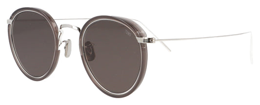 Eyevan 7285 717E 1031 Silver Grey Sunglasses - Angle