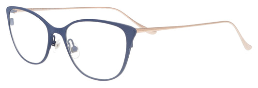ProDesign PD1470 9021 Blue and Rose Gold Glasses - Angle
