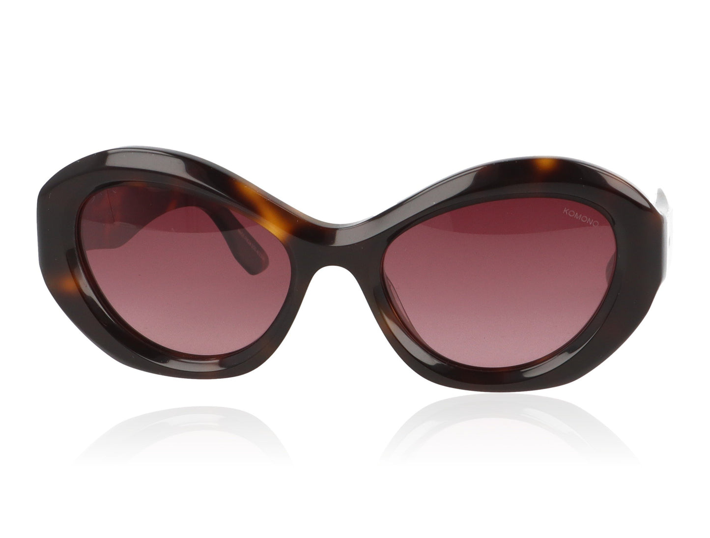 KOMONO Ava Havana TO1 Tortoise Sunglasses - Front