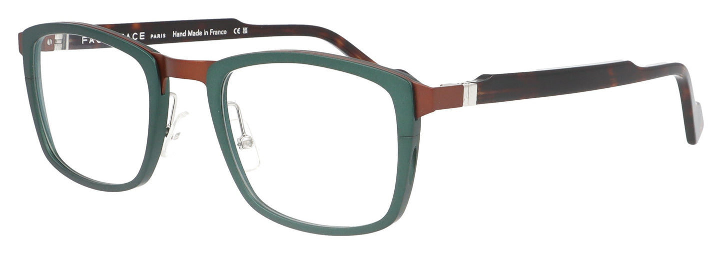 Face à Face Scott 5/9135 5/9135 Green Glasses - Angle