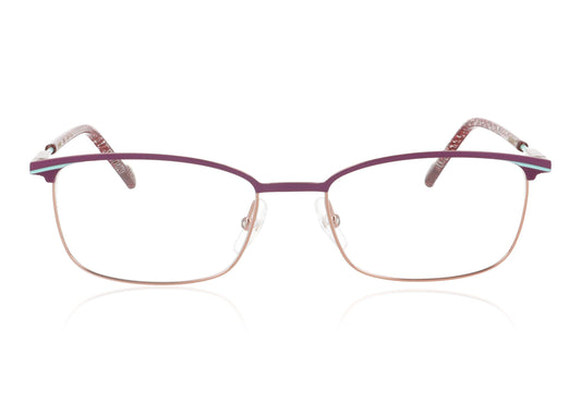 Etnia Barcelona Larimar CUBX Rose Gold and Purple Mixture Glasses - Front
