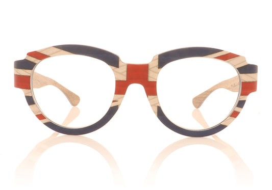 W-eye DF L3 Flag Glasses - Front