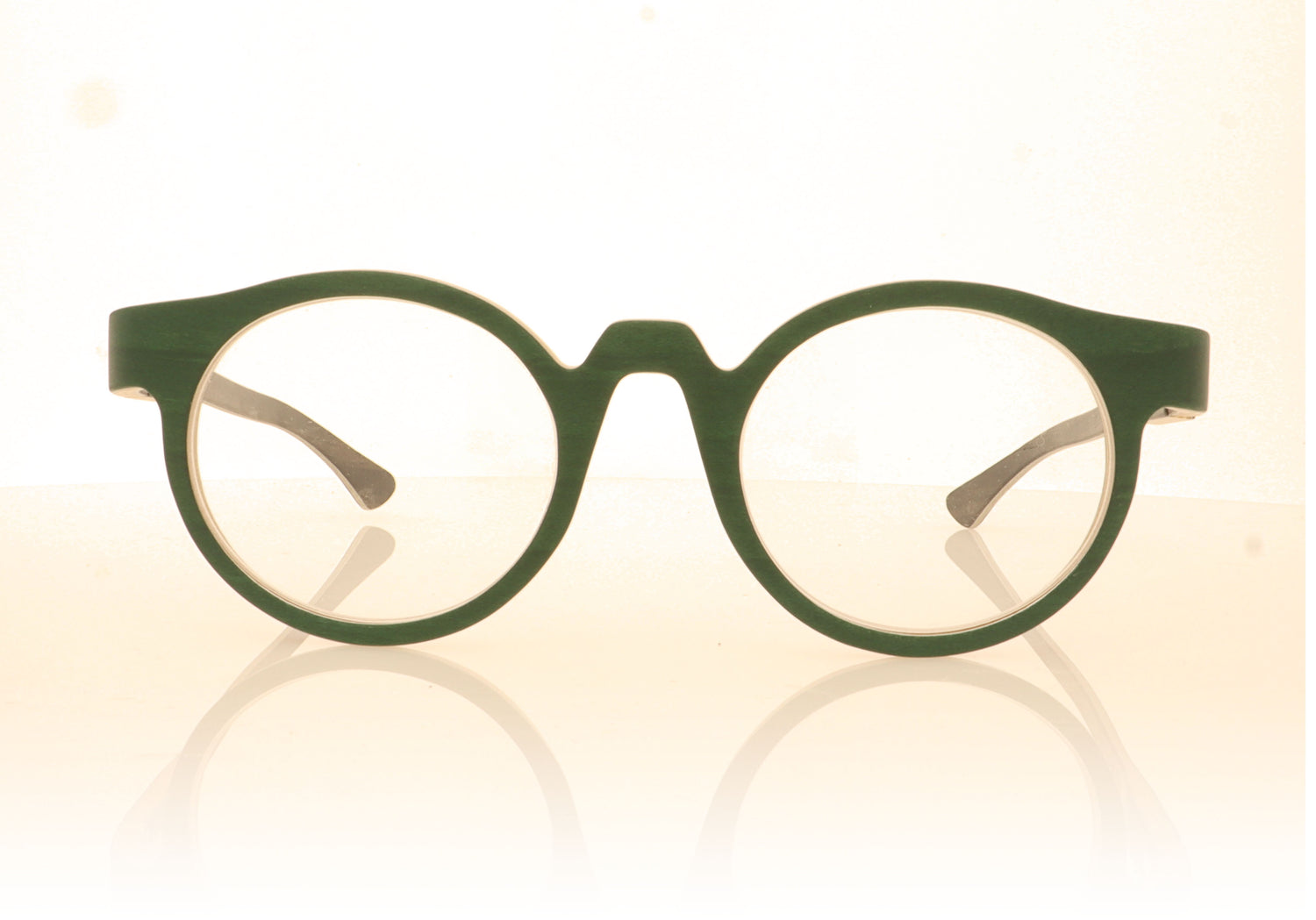 W-eye YP 21M Green Maple Glasses - Front