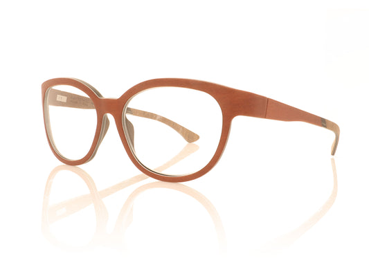 W-eye YT 16M Red Glasses - Angle