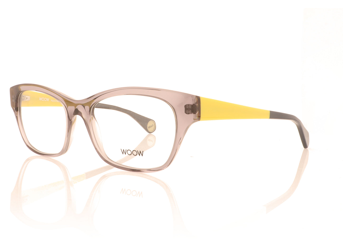 Woow Never Mind 1 407 Transparent Grey Glasses - Angle