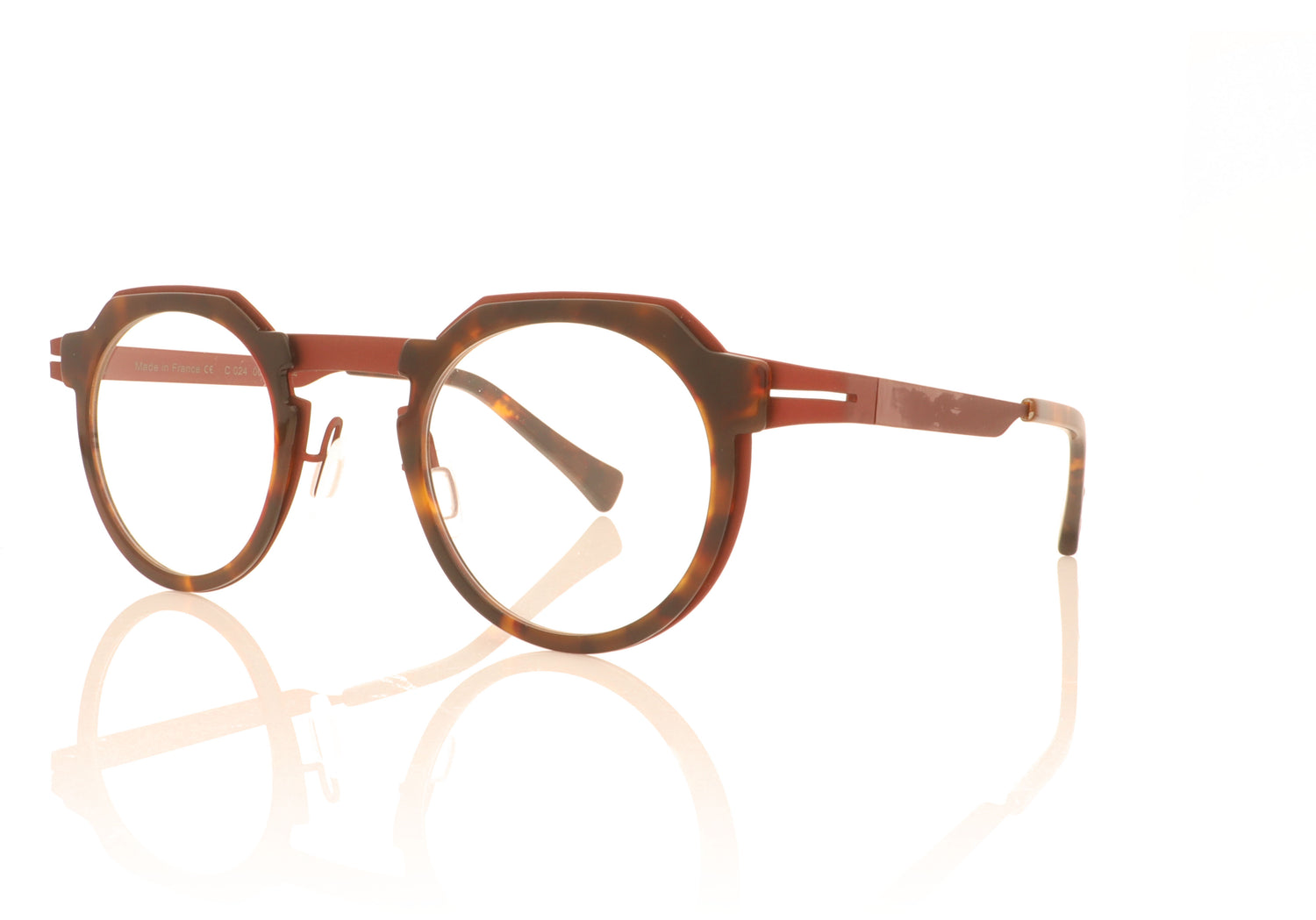 XIT Eyewear C 024 003 Tortoise Red Glasses - Angle