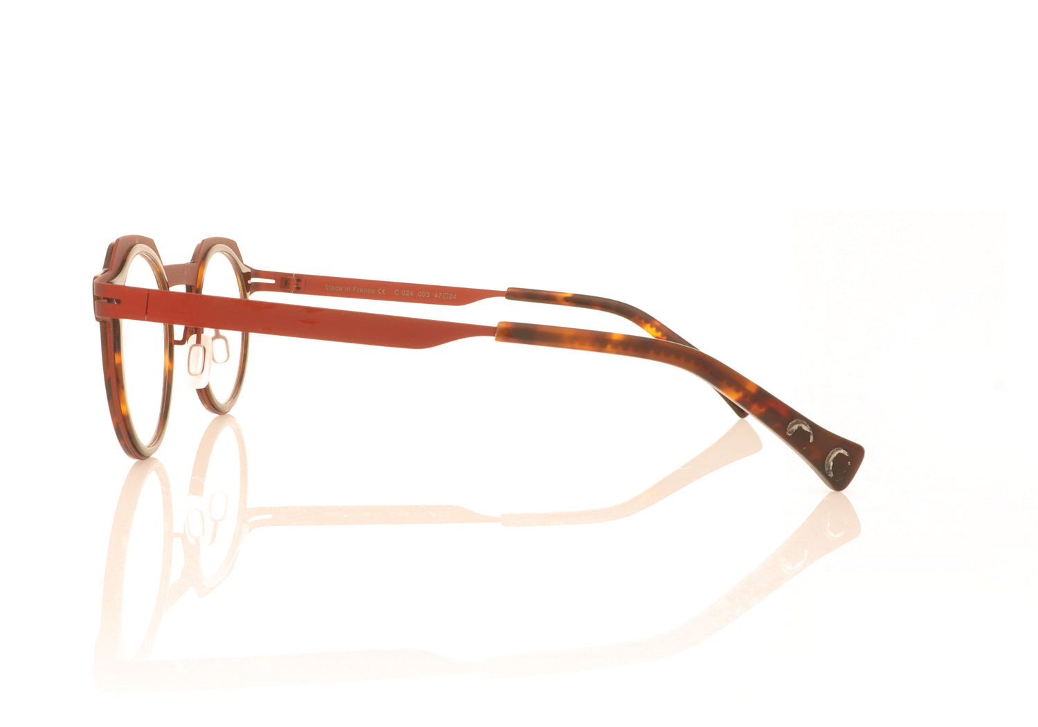 XIT Eyewear C 024 003 Tortoise Red Glasses - Side