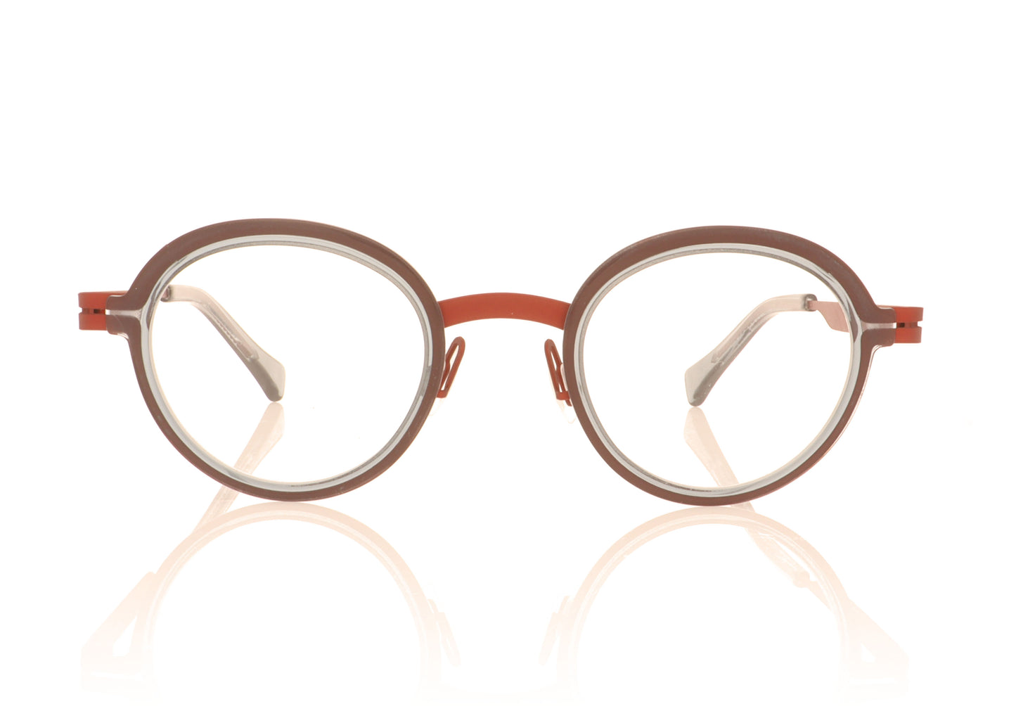 XIT Eyewear C 026 004 Red Grey Glasses - Front