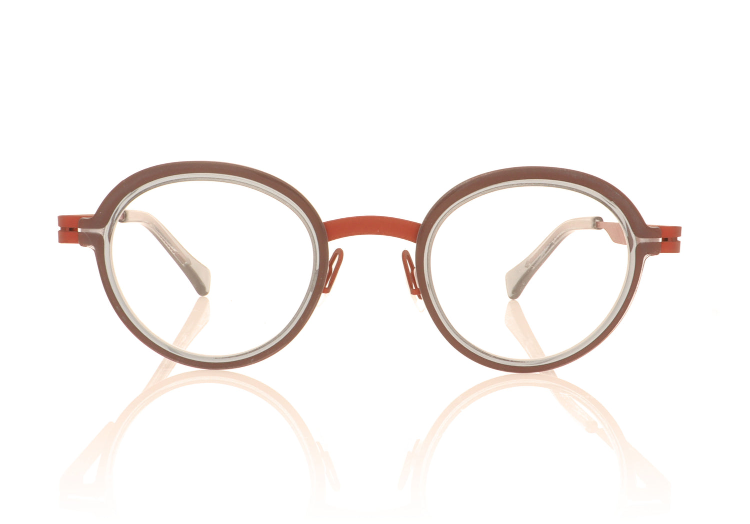 XIT Eyewear C 026 004 Red Grey Glasses - Front