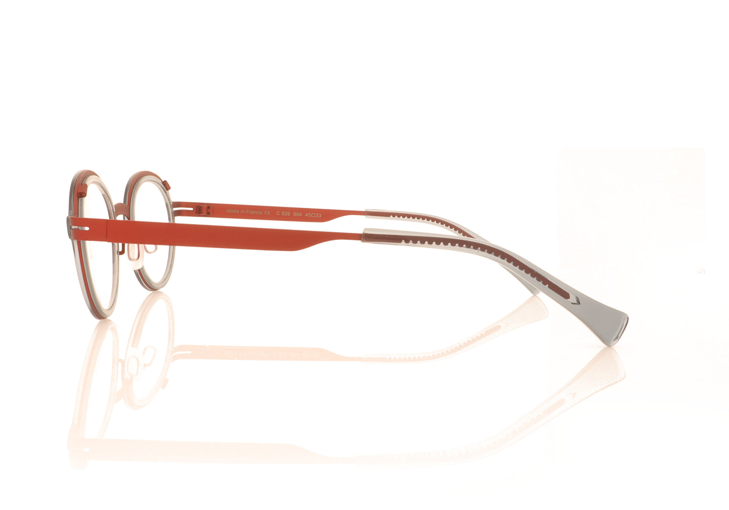 XIT Eyewear C 026 004 Red Grey Glasses - Side