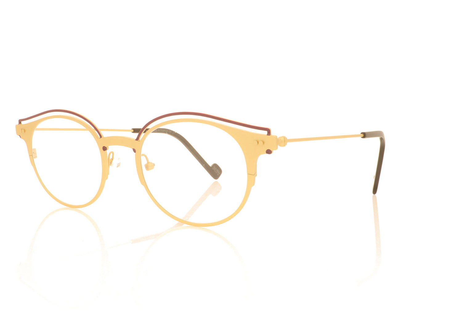 XIT Eyewear 101 017 Gold Glasses - Angle