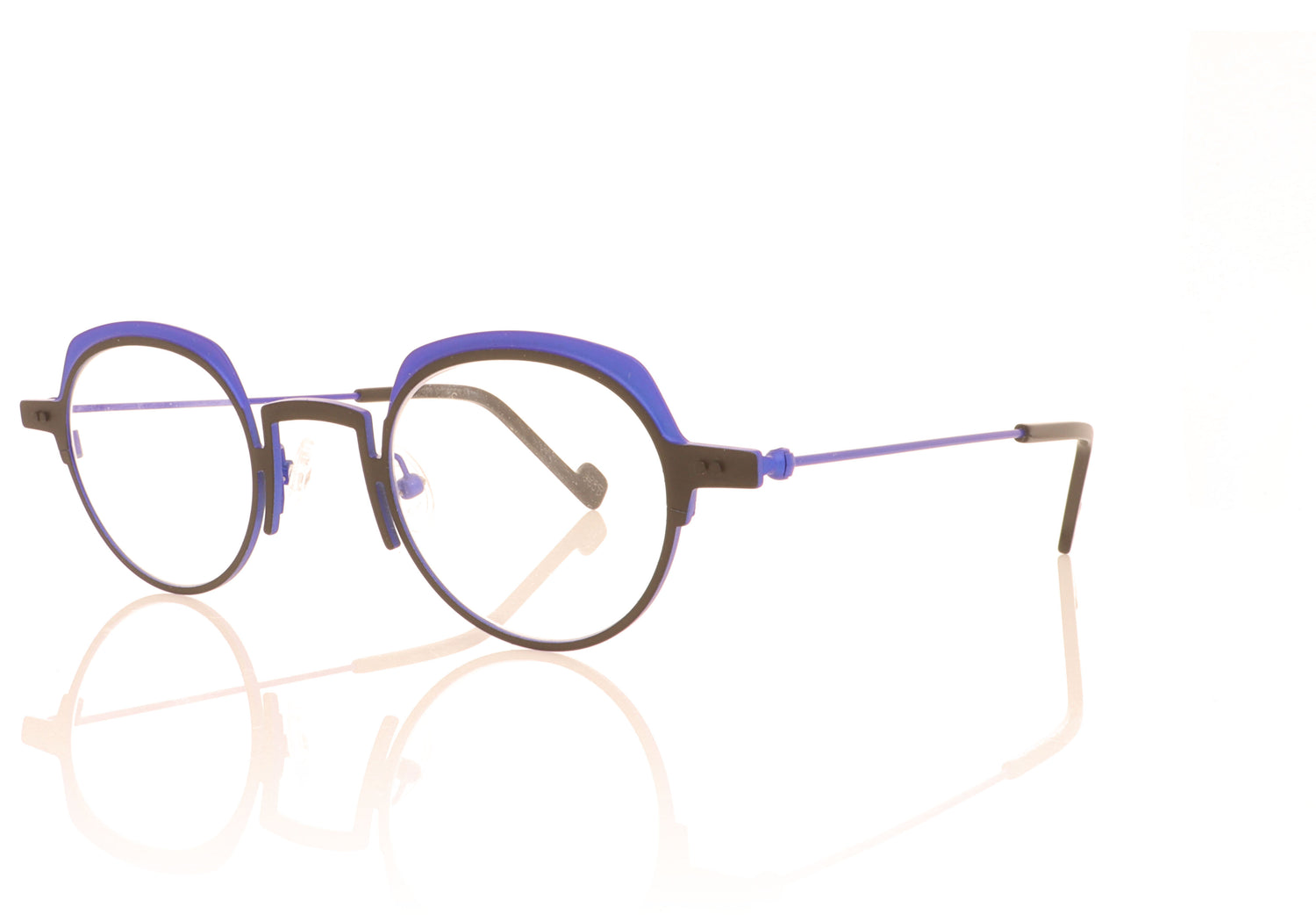 XIT Eyewear M 102 000 Blue Glasses - Angle
