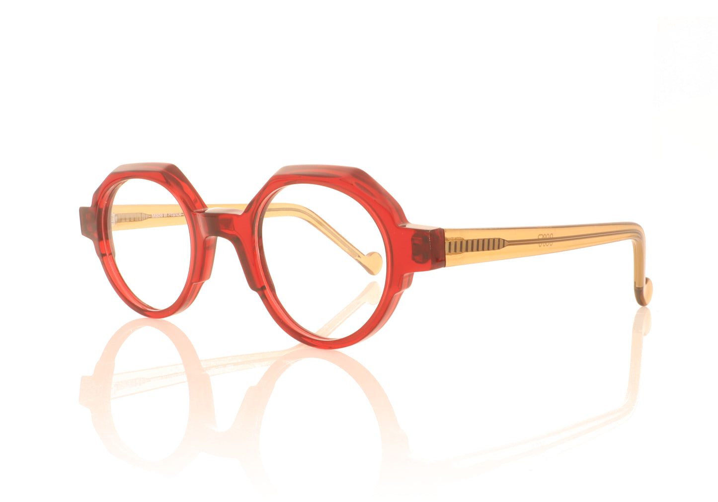 XIT Eyewear 218 003 Red Glasses - Angle