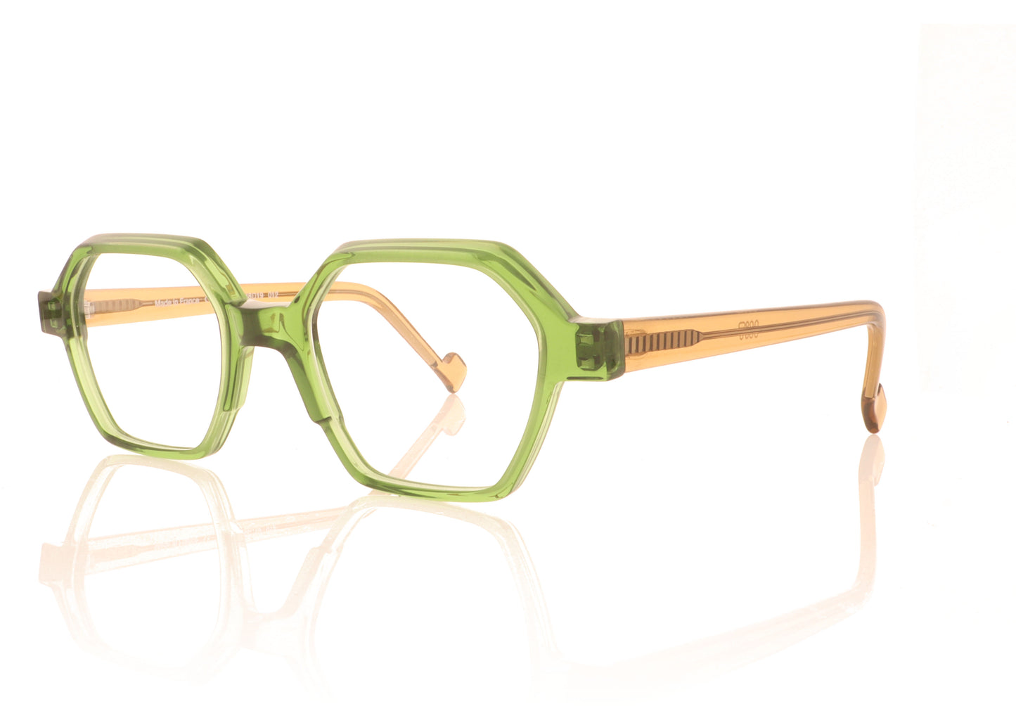 XIT Eyewear 219 012 Green Glasses - Angle