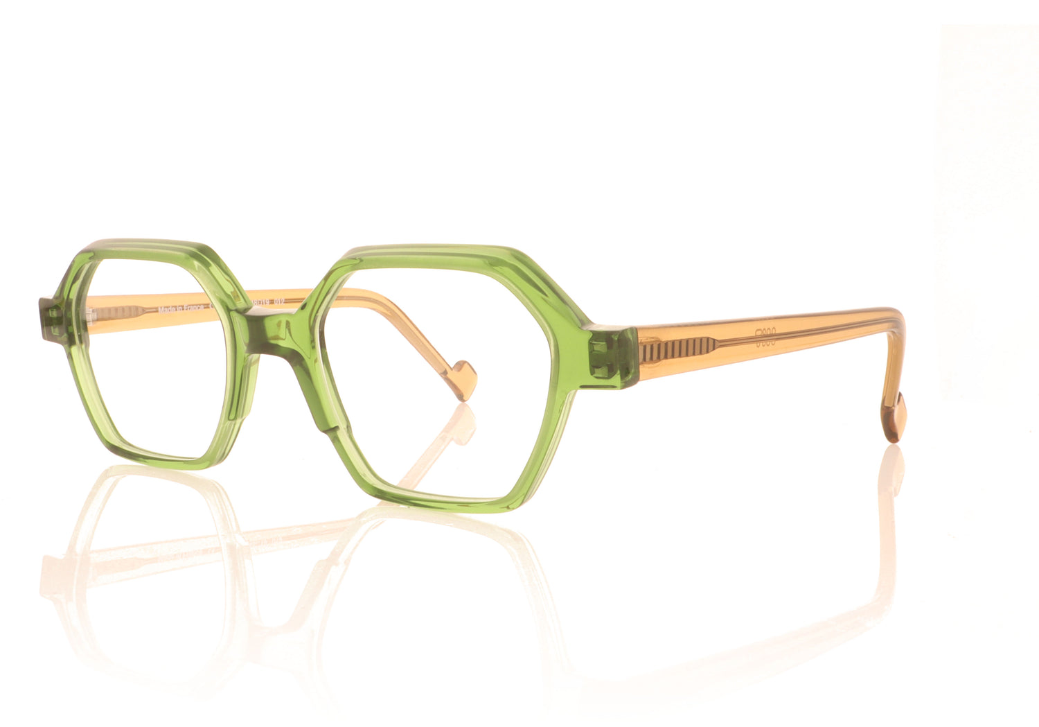 XIT Eyewear 219 012 Green Glasses - Angle
