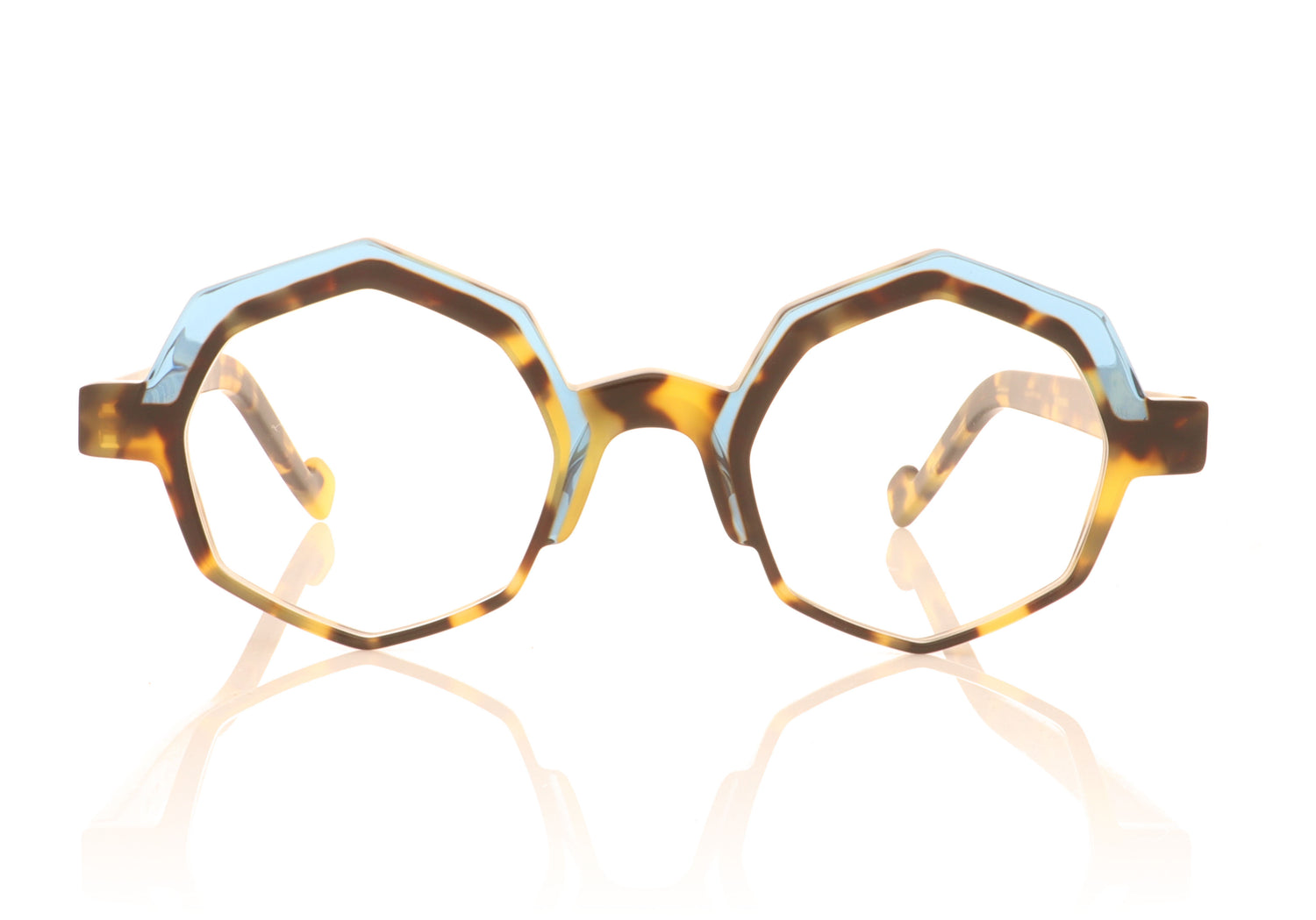 XIT Eyewear 313 133 Tortoise Blue Glasses - Front
