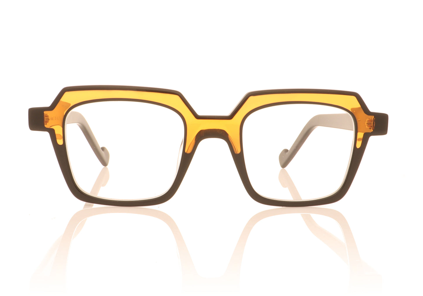 XIT Eyewear 314 015 Black Orange Glasses - Front