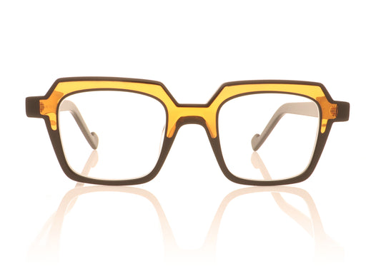 XIT Eyewear 314 015 Black Orange Glasses - Front