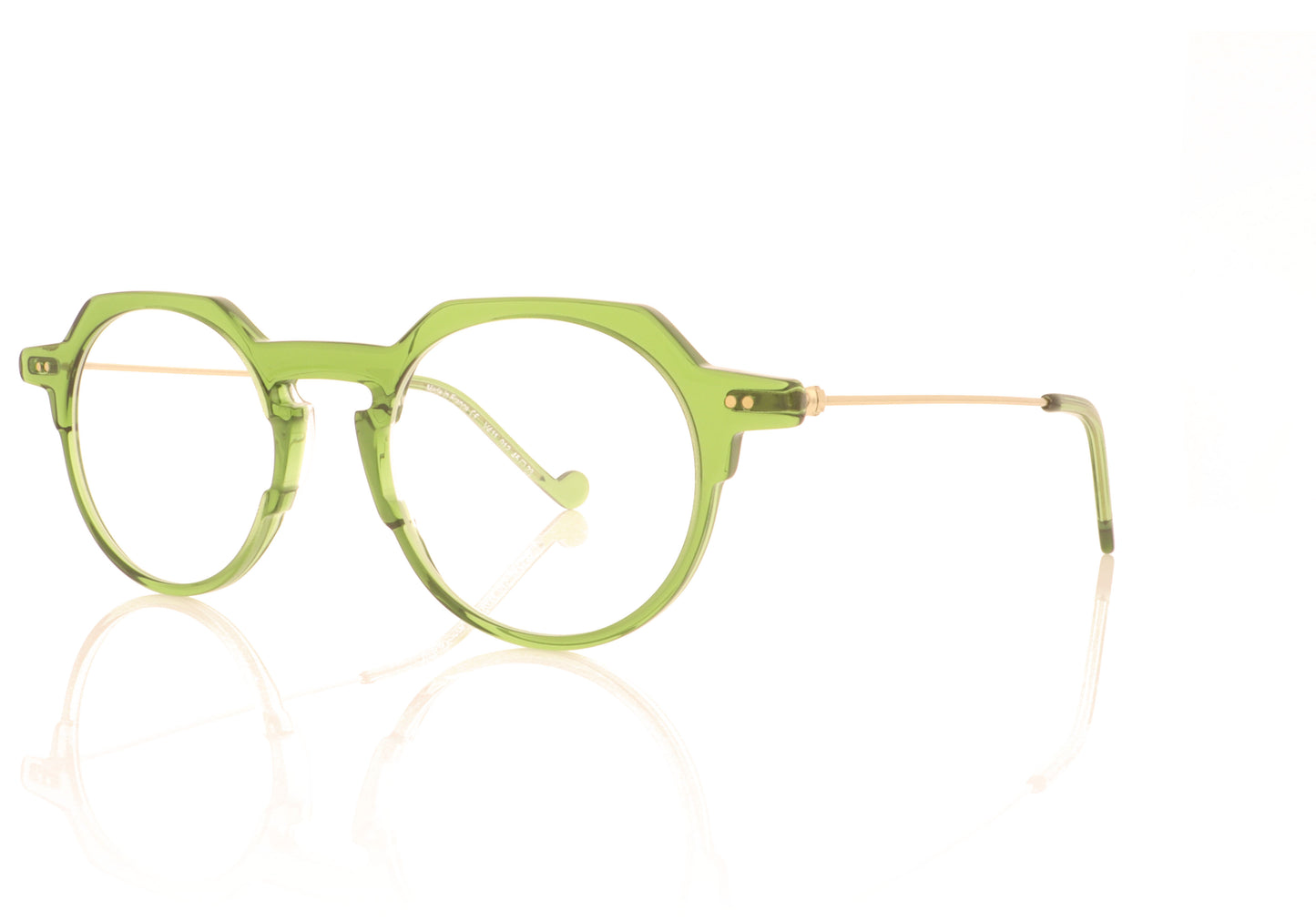XIT Eyewear 411 012 Green Glasses - Angle