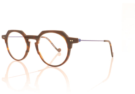 XIT Eyewear 411 133 Tortoise Blue Glasses - Angle