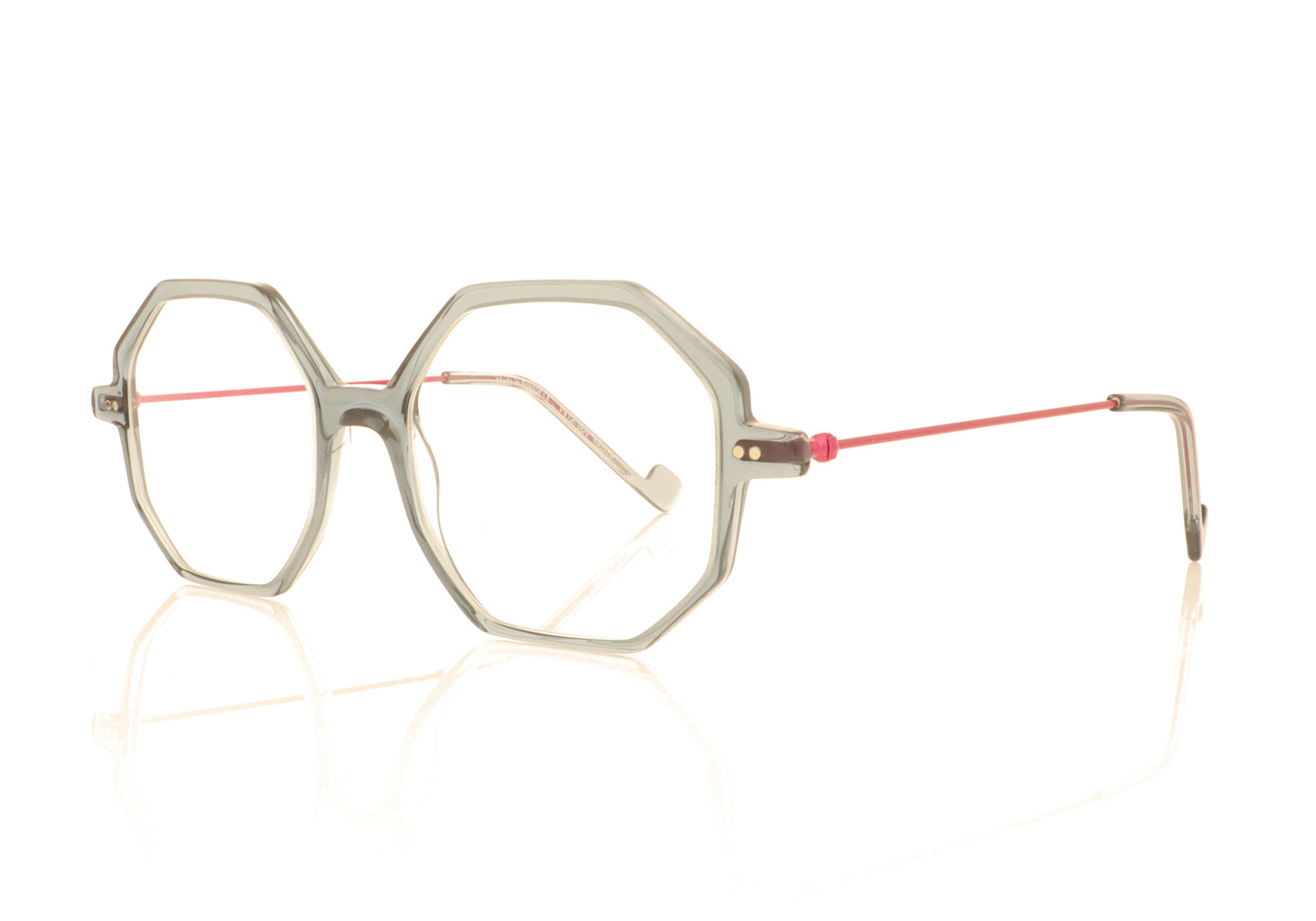 XIT Eyewear 412 004 Grey Glasses - Angle