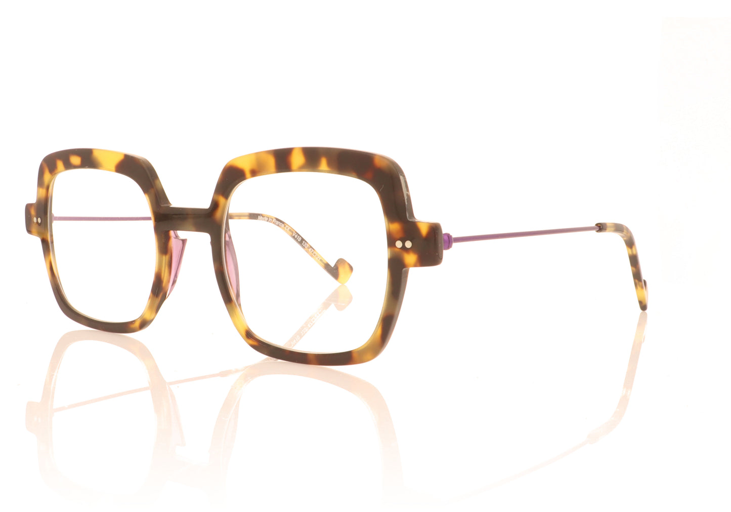 XIT Eyewear 418 133 Tortoise Glasses - Angle