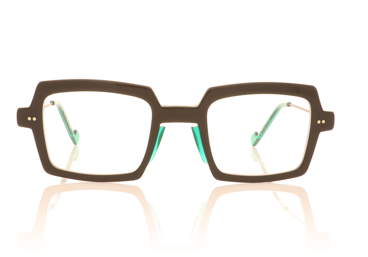 XIT Eyewear 419 000 Black Glasses - Front
