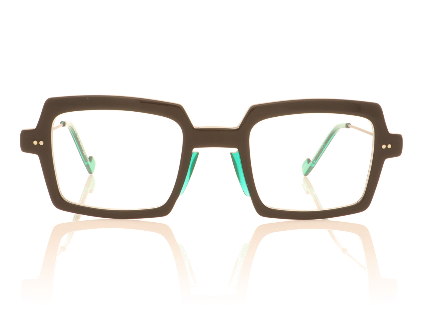XIT Eyewear 419 000 Black Glasses - Front