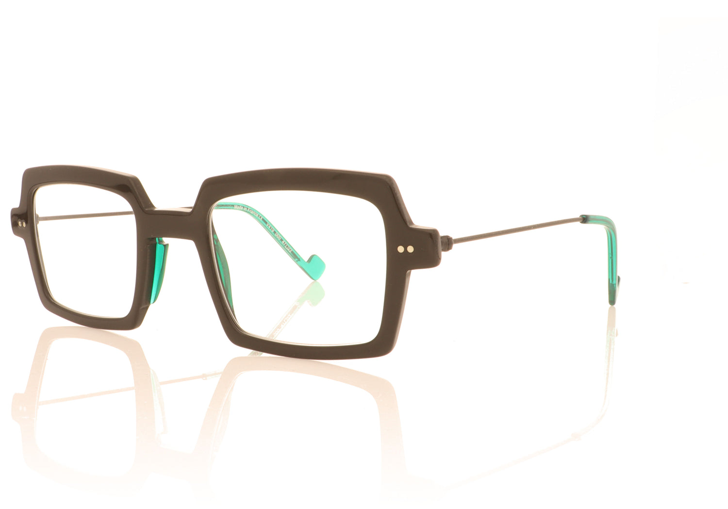 XIT Eyewear 419 000 Black Glasses - Angle