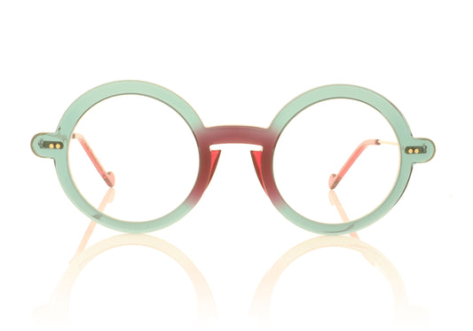 XIT Eyewear 420 012 Green Purple Glasses - Front