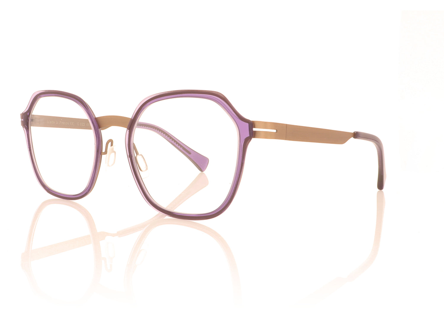 XIT Eyewear C 023 009 Purple Glasses - Angle